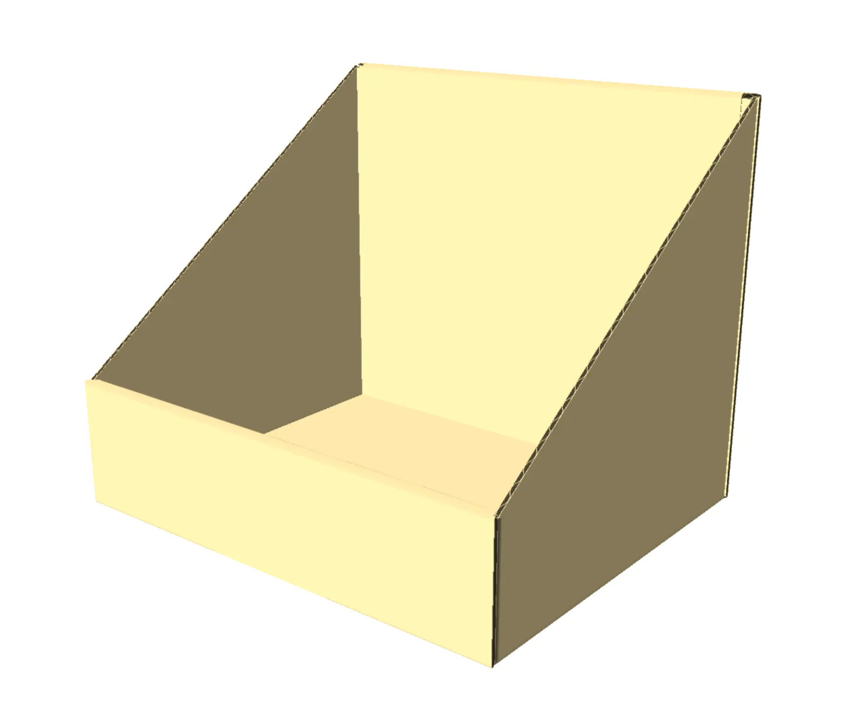 produk corrugated box angle roll side tray