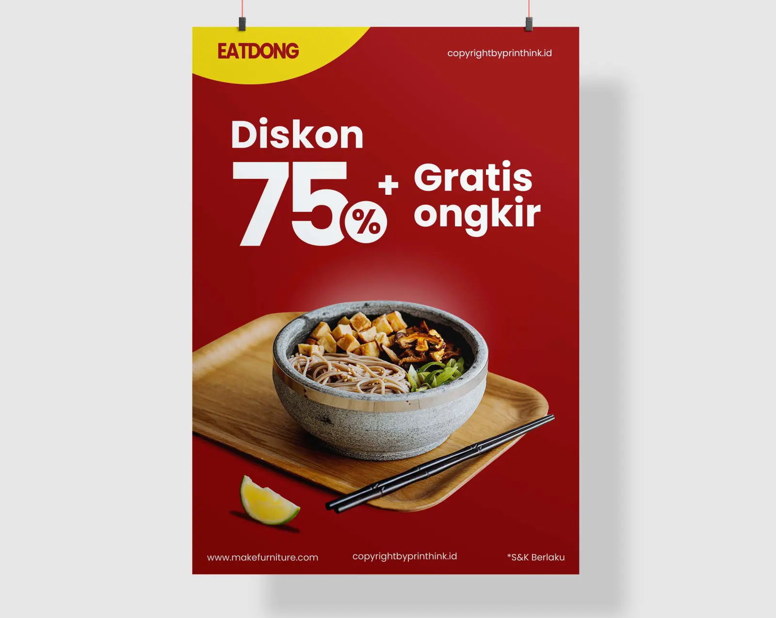 produk promosi printhink poster