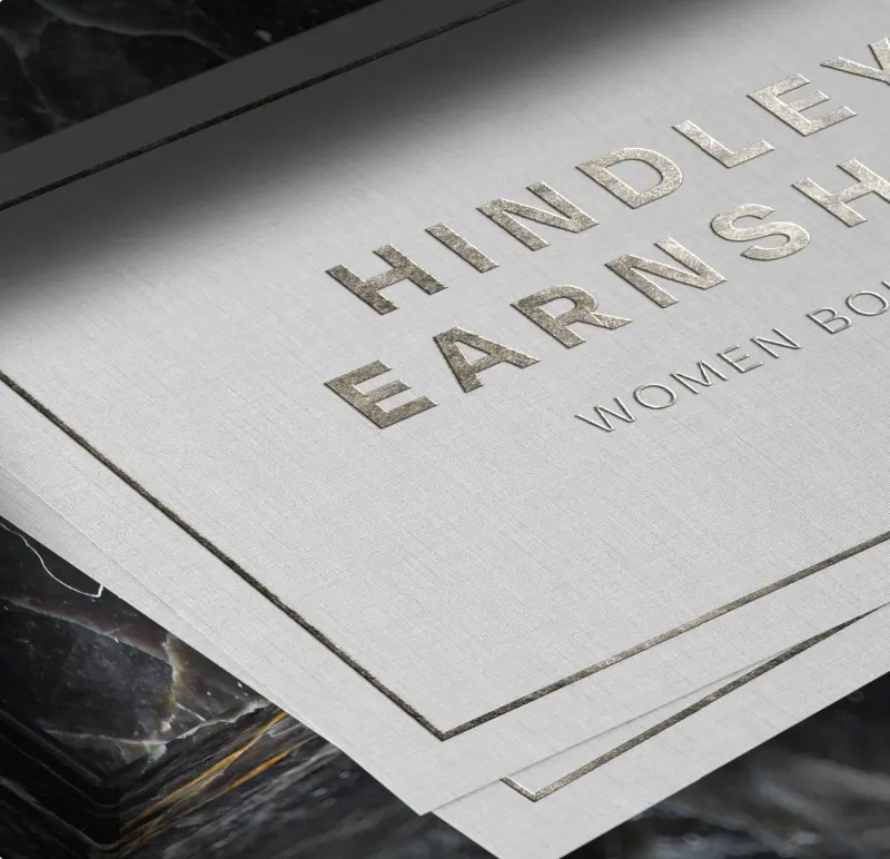 finishing - emboss